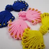 Direct sales of retro cheongsams with nine beads, bead plate buttons, wedding invitations, home Hanfu head flower decorations, butterfly flower buttons Specification image